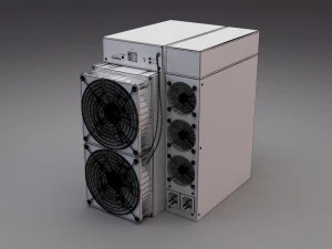 Antminer s19 pro cryptocurrency mining hardware 3D Model
