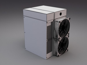 Antminer s19 pro cryptocurrency mining hardware 3D Модель