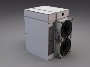 Antminer s19 pro cryptocurrency mining hardware 3D Model