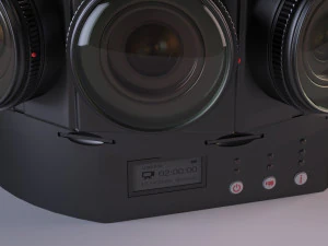 Cinematic vr camera 3D Model
