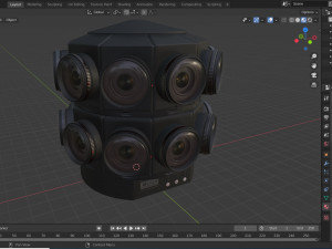 Cinematic vr camera Modèle 3D