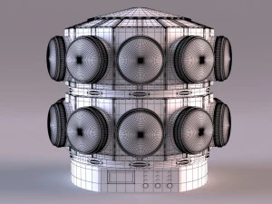 Cinematic vr camera 3D Model