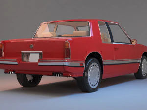 1991 cadillac eldorado with interior 3D Model