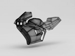 3d printable 1990s kawasaki zx7 body 3D Print Model