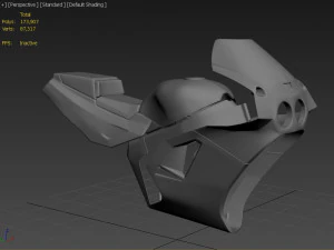 3d printable 1990s kawasaki zx7 body 3D Print Model