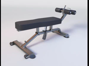 ABDOMINAL - DECLINE BENCH 3D Model