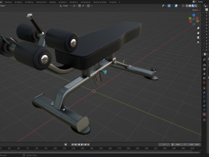 ABDOMINAL - DECLINE BENCH 3D 모델