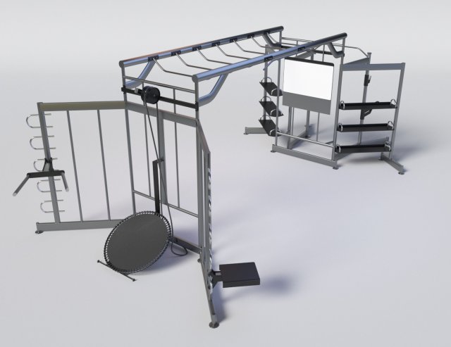 ATLAS GROUP TRAINING SYSTEM Modelo 3D .c4d .max .obj .3ds .fbx .stl .blend 