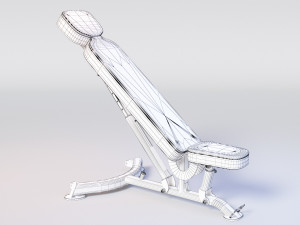 FLAT-INCLINE BENCH 3D Model