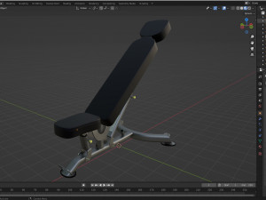 FLAT-INCLINE BENCH 3D Model