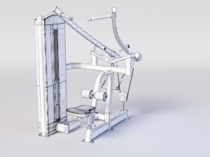 FUSE XL LAT PULLDOWN 3D मॉडल