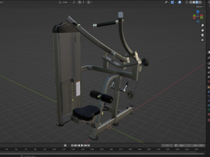 FUSE XL LAT PULLDOWN 3D मॉडल