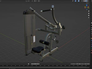 FUSE XL LAT PULLDOWN 3D Model