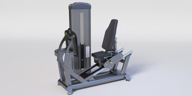 FUSE XL LEG PRESS Modelo 3D .c4d .max .obj .3ds .fbx .stl .blend 