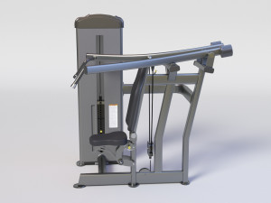 FUSE XL SHOULDER PRESS 3D Model