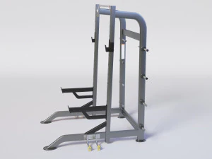 HALF RACK WITH PLATE HOLDERS 3D Model