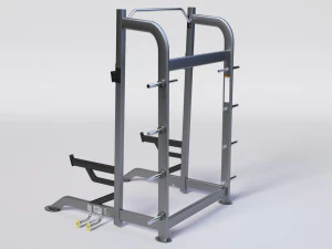 HALF RACK WITH PLATE HOLDERS 3D Model