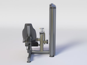 LEG EXTENSION Gym Equipment Model 3D