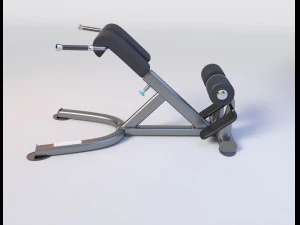 ROMAN CHAIR Gym Equipment 3D Model