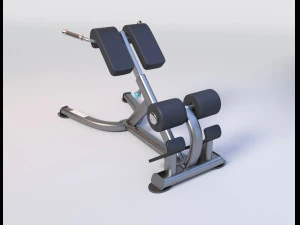 ROMAN CHAIR Gym Equipment 3D Model