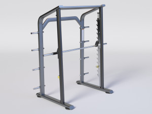 SMITH MACHINE Gym Equipment 3D Model