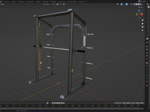 SMITH MACHINE Gym Equipment 3D Model