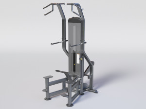 WEIGHT ASSISTED CHIN-DIP Gym Equipment Modelo 3D