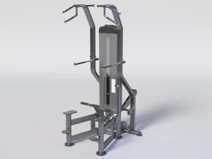 负重引体操健身器材 3D 模型