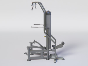 WEIGHT ASSISTED CHIN-DIP Gym Equipment Model 3D