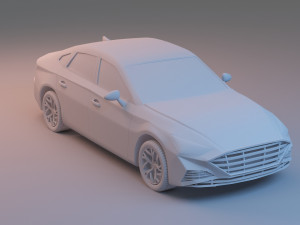 Hyundai Sonata 2020 Printable Modello di stampa 3D