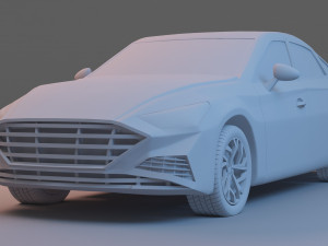 Hyundai Sonata 2020 Printable Modello di stampa 3D