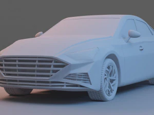 Hyundai Sonata 2020 Printable 3D Print Model