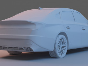 Hyundai Sonata 2020 Printable Modello di stampa 3D