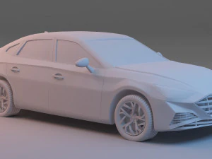 Hyundai Sonata 2020 Printable 3D Print Model