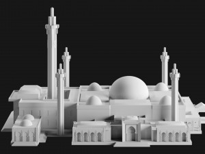 Massalikoul Djinane Mosque Dakar 3D Print Models