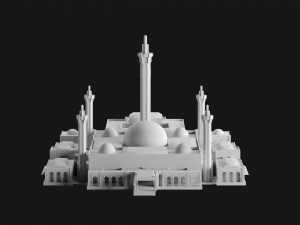 Massalikoul Djinane Mosque - Giant 3D Printable Model Modèles 3D en vedette