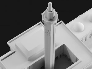 Massalikoul Djinane Mosque - Giant 3D Printable Model 3D Print Model