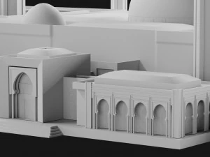 Massalikoul Djinane Mosque - Giant 3D Printable Model 3D Print Model