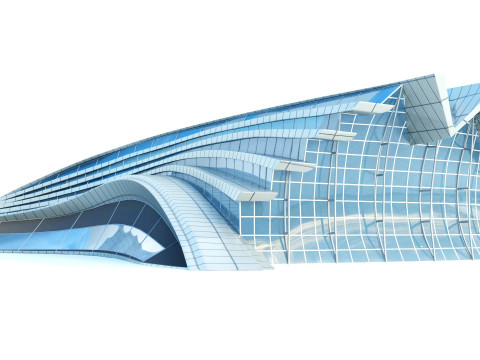 West Kowloon Station Main Terminal - Premium Modèle 3D