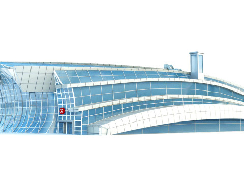 West Kowloon Station Main Terminal - Premium Modèle 3D