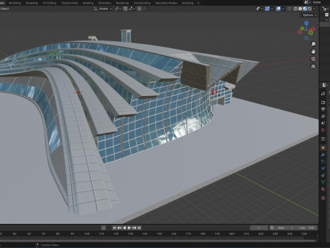 West Kowloon Station Main Terminal - Premium Modèle 3D