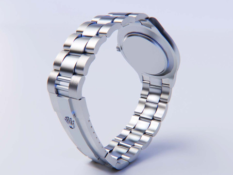 Datejust Rose Gold - Ultra HD 3D Watch Model 3D Modell