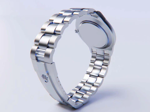 Datejust Rose Gold - Ultra HD 3D Watch Model 3D Model