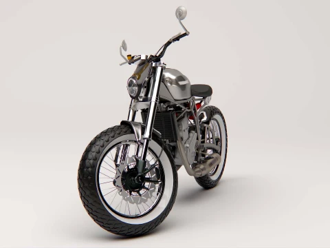 Retro Racer Spitfire Six 3D Model