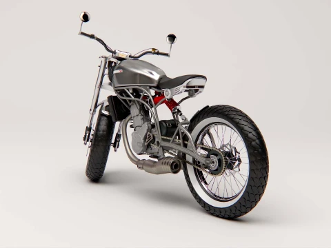 Retro Racer Spitfire Six 3D Model