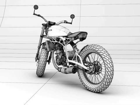 Retro Racer Spitfire Six 3D Model