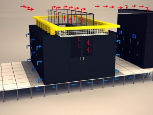 data communication server room 2 3D Model