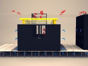 data communication server room 2 3D Модель
