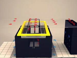 data communication server room 2 3D Model