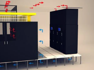 data communication server room 2 3D Model